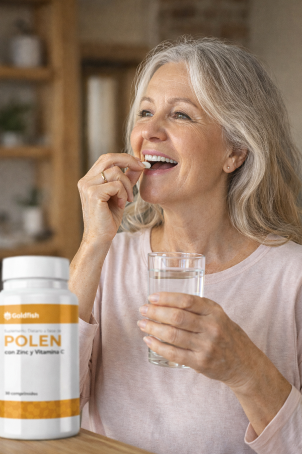 FOCUS PRO Comprá 2 y llevá 3 - Polen con Zinc y Vitamina C x 30 Comprimidos Goldfish