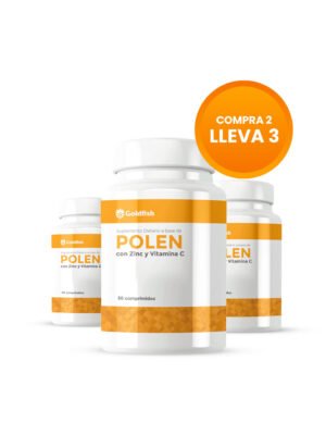 FOCUS PRO Comprá 2 y llevá 3 - Polen con Zinc y Vitamina C x 30 Comprimidos Goldfish
