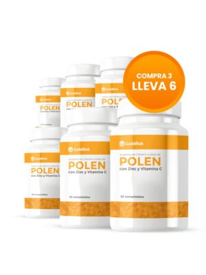 FOCUS PRO Comprá 3 y llevá 6 - Polen con Zinc y Vitamina C x 30 Comprimidos Goldfish